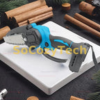 Mini Tronçonneuse Électrique 6” – Sans Fil, Jardin & Bricolage Socosytech