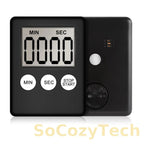 Minuteur Digital Ultra-Fin LCD – Aimanté, Cuisine Socosytech