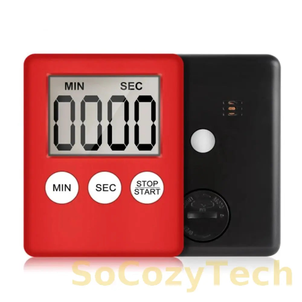 Minuteur Digital Ultra-Fin LCD – Aimanté, Cuisine Socosytech
