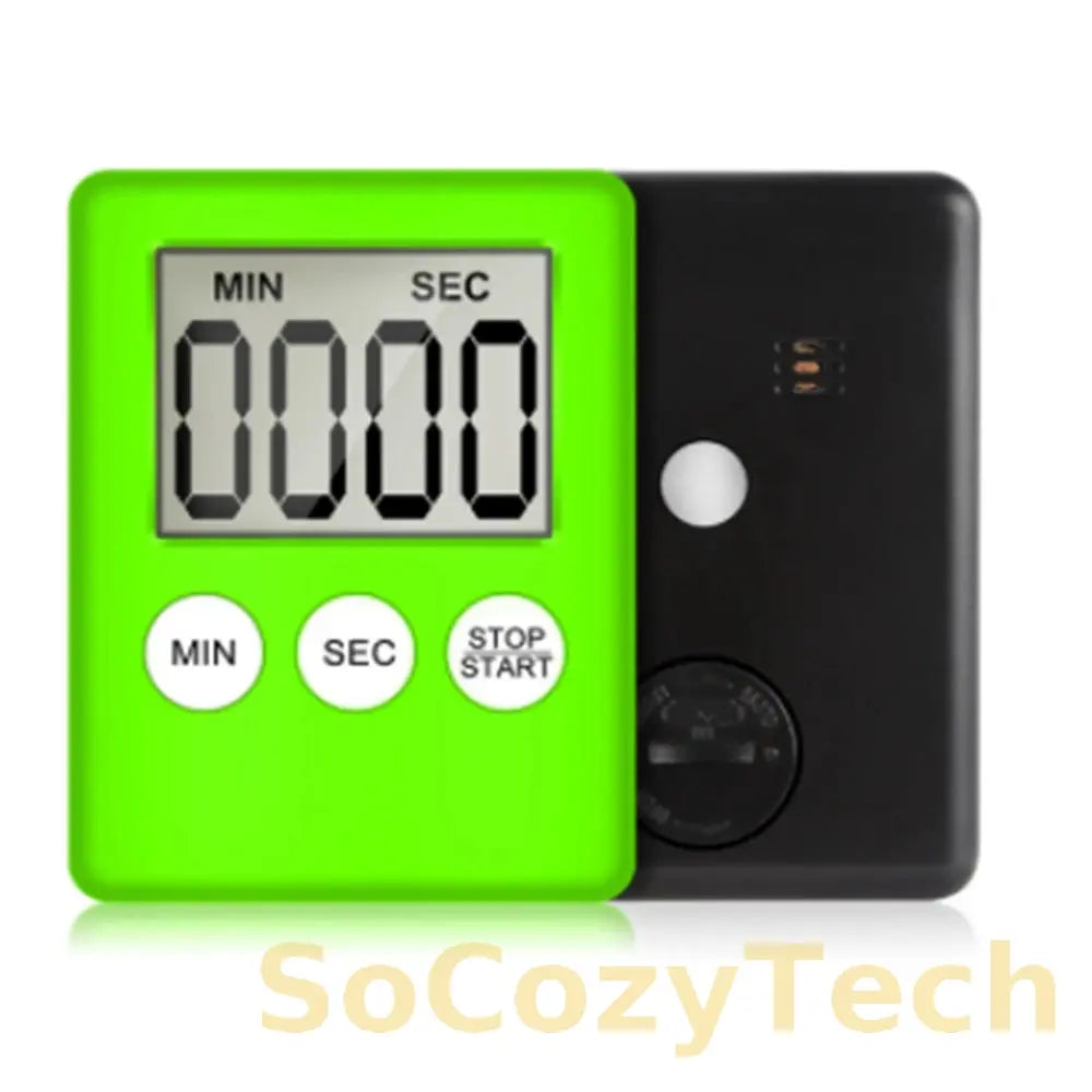 Minuteur Digital Ultra-Fin LCD – Aimanté, Cuisine Socosytech