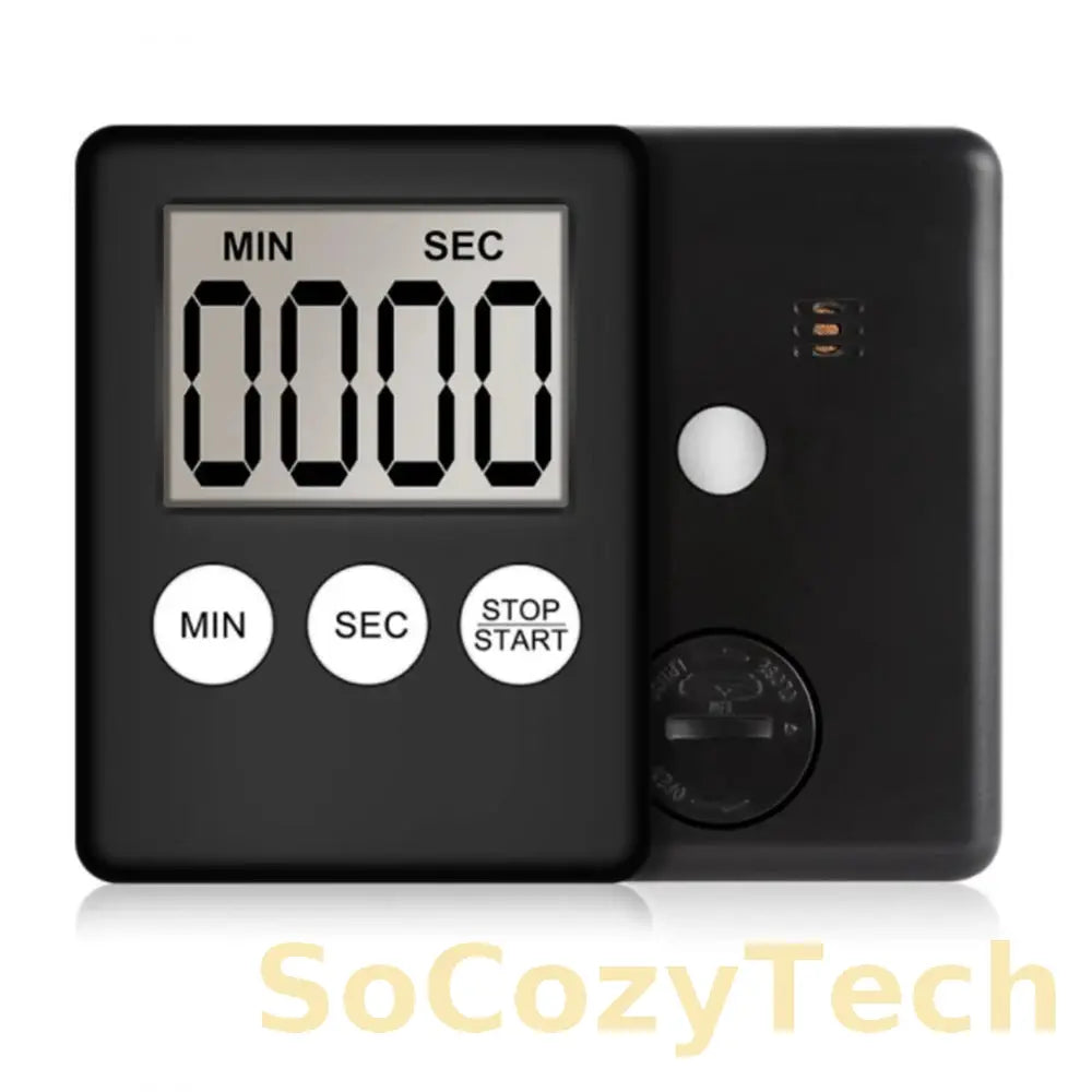 Minuteur Digital Ultra-Fin LCD – Aimanté, Cuisine Socosytech