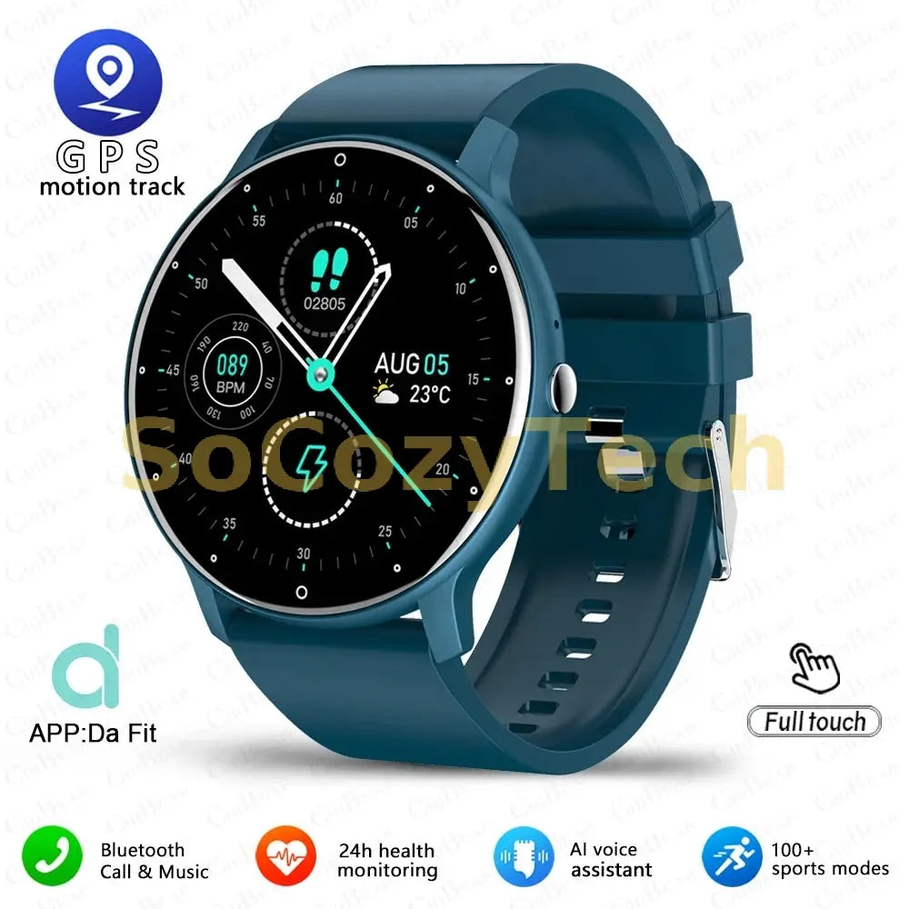 New Smart Watch Men Sports Fitness Watch Heart Rate Full Touch Screen Bluetooth Call 2025 New Ultra Light Smartwatch Socosytech