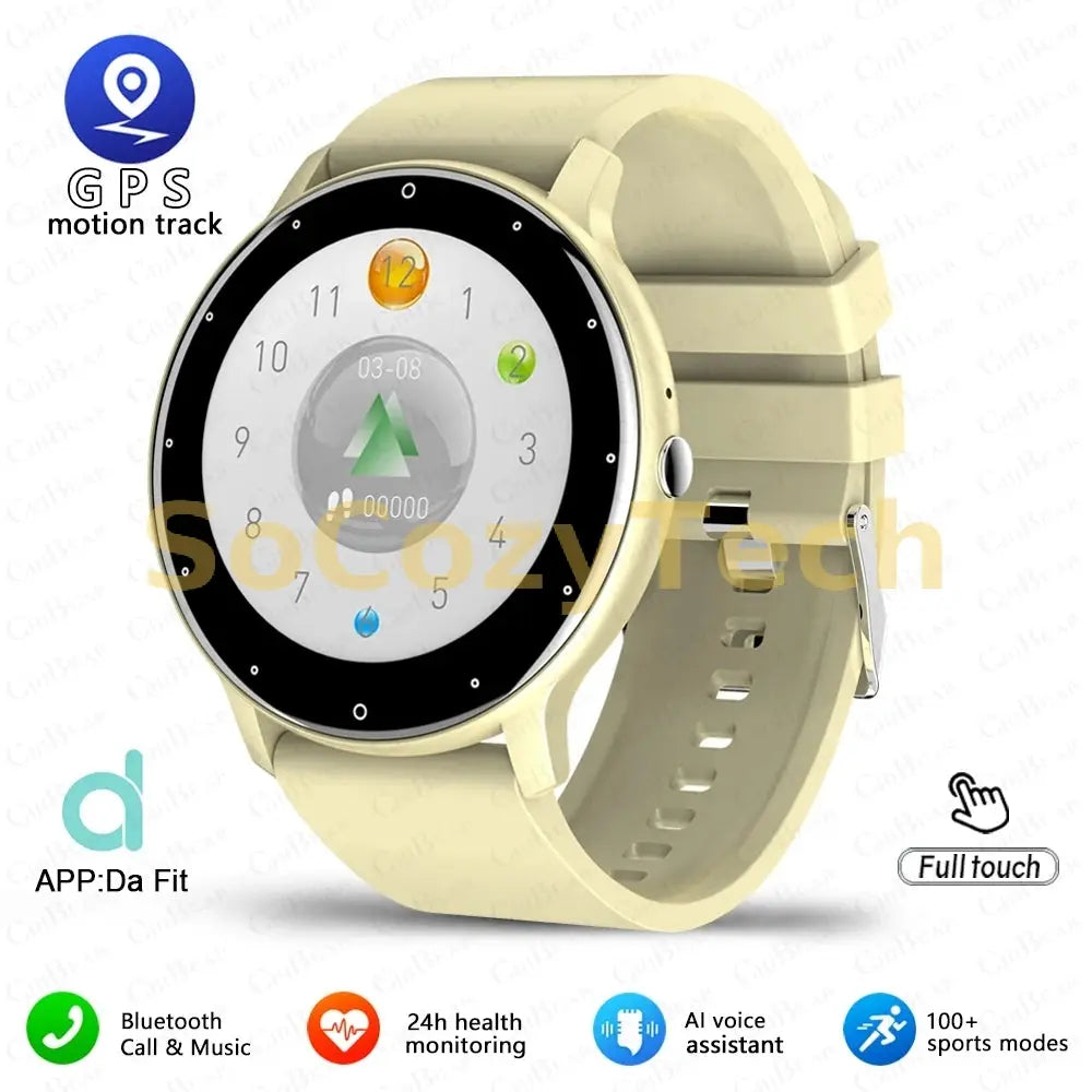 New Smart Watch Men Sports Fitness Watch Heart Rate Full Touch Screen Bluetooth Call 2025 New Ultra Light Smartwatch Socosytech