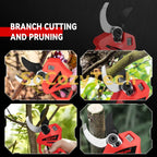 ONEVAN Brushless Electric Scissors Cordless Pruning Shear Tree Garden Cutter Trimmer Power Tools For Makita Battery Pin Socosytech
