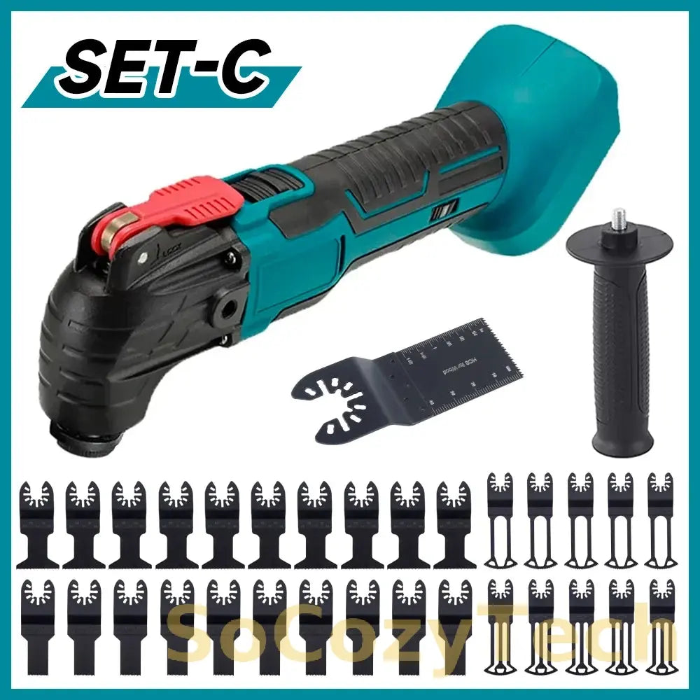 Outil Oscillant 170W Sans Fil – Multi-Tool 6 Vitesses (Compat. Makita 18V/21V) Socosytech