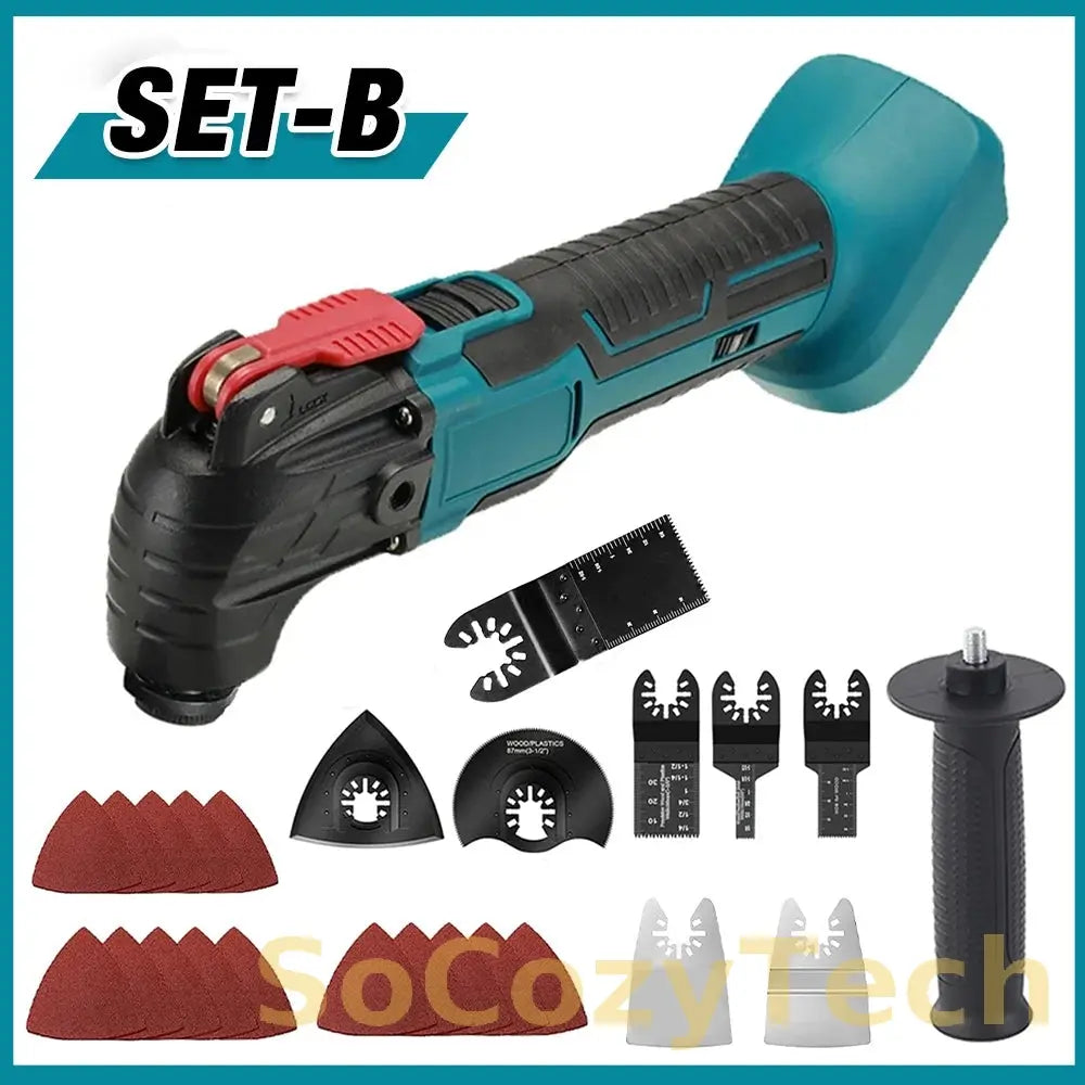 Outil Oscillant 170W Sans Fil – Multi-Tool 6 Vitesses (Compat. Makita 18V/21V) Socosytech