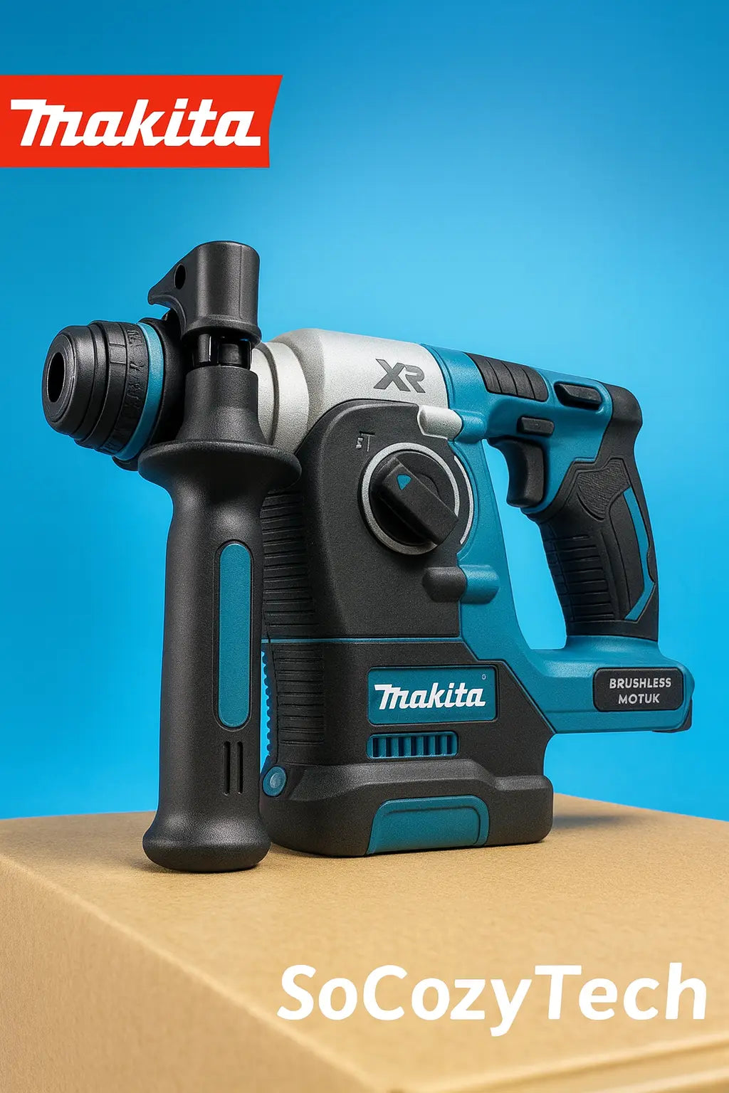 Perceuse Marteau Brushless Sans Fil – Compatible Makita 18V (Corps seul) - Socosytech