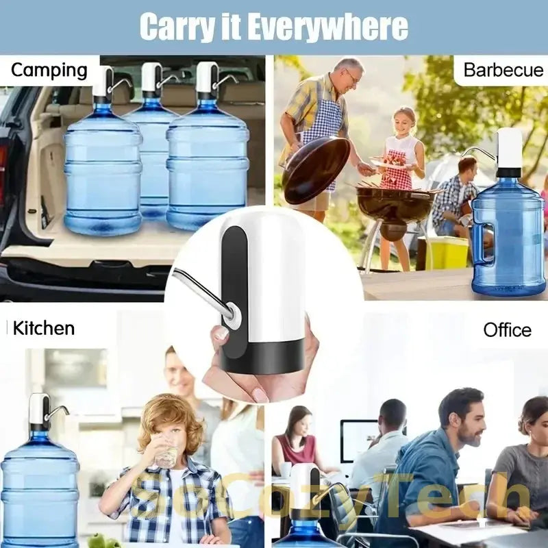 Pompe à Eau Électrique USB pour Bidons 5–20 L Socosytech