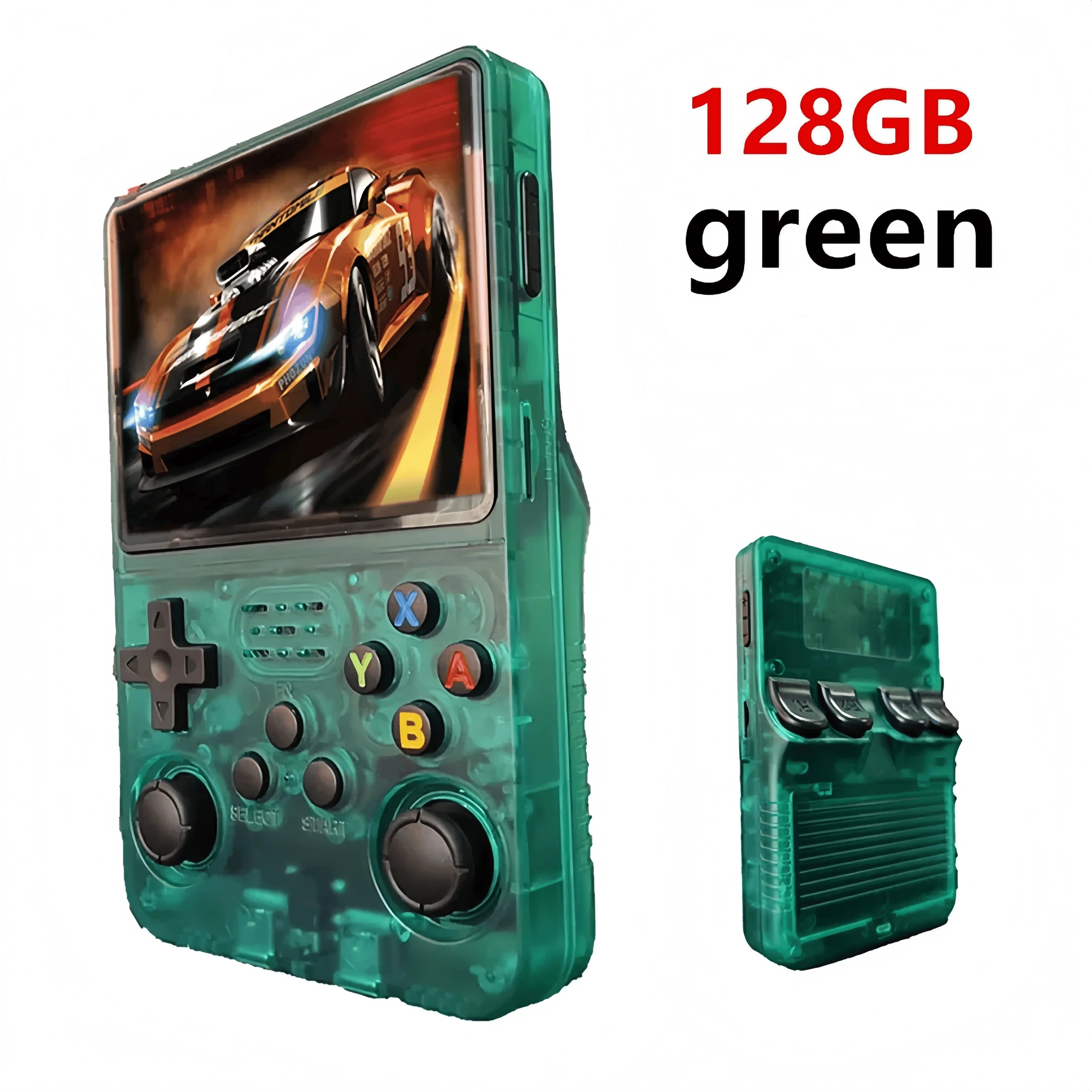 Retro R36S Handheld Video Game Console 3.5 Inch IPS Screen 128GB Preloaded Games Portable Pocket Player Linux System Socosytech