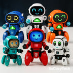 Robot jouet interactif multicolore pour enfants, éclairage LED et design éducatif – SoCozyTech