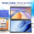 Écran Portable UPERFECT Delta 15.6" – Double Affichage 1080p, IPS, HDR - Socosytech