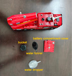 Camion de Pompiers Jouet 1:32 Métal – Sons, Lumières & Jet d’Eau | DUFFDUN