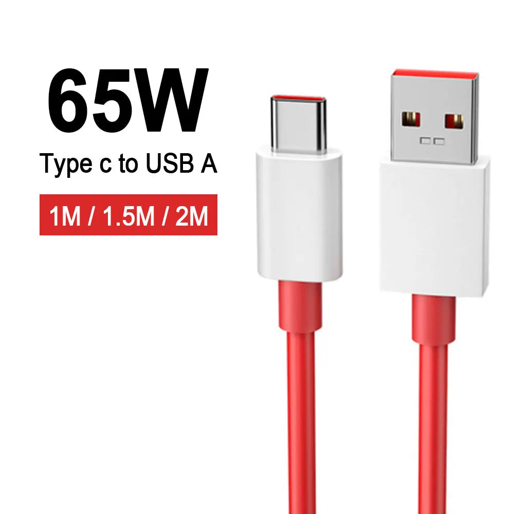 Câble OnePlus USB-C 65W – Charge Ultra-Rapide & Résistance Pro