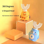 Brosse à Dents Électrique Enfant 360° – Silicone U Sonique & Minuteur Intelligent Socosytech