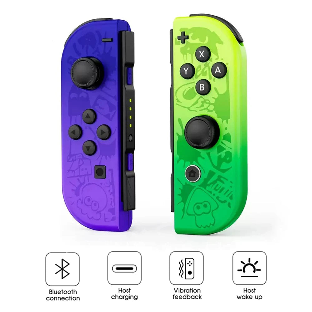 « Manettes JoyCon sans-fil Switch Bluetooth 5.2 avec gyroscope, vibrations et plusieurs coloris »