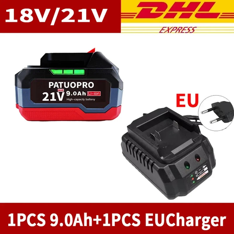 18V 21V 6.0 9.0 12.0Ah Rechargeable Lithium Battery For Makita 18v Power Tools Cordless Wrench Saw Drill Grinder Screwdriver Socosytech