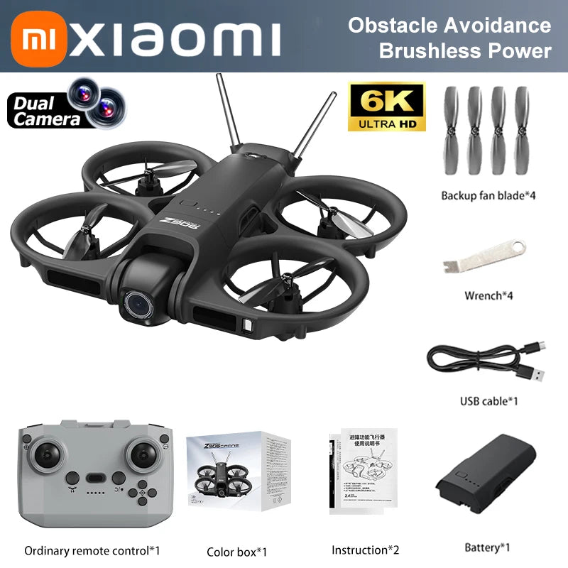 Drone GPS Z906 HD – Caméra Stabilisée & Évitement d’Obstacles | Mijia