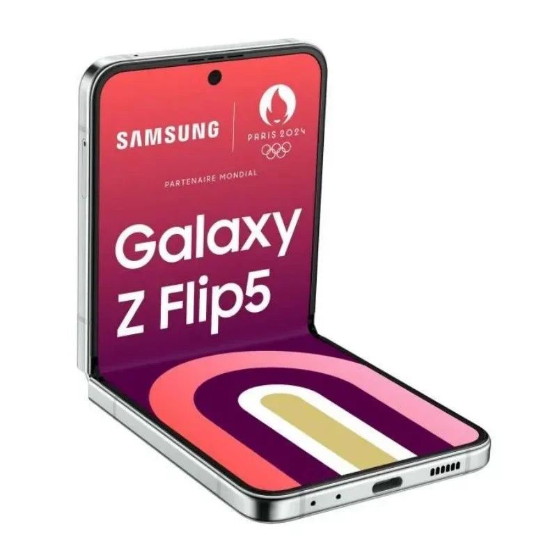 Samsung Galaxy Z Flip 5 Reconditionné excellent/comme neuf – 5G, 8Go RAM, 256Go / 512Go – Écran Pliable AMOLED 120Hz