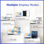 Écran Portable UPERFECT Delta 15.6" – Double Affichage 1080p, IPS, HDR - Socosytech