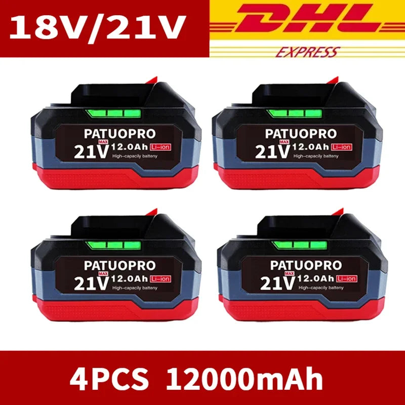 18V 21V 6.0 9.0 12.0Ah Rechargeable Lithium Battery For Makita 18v Power Tools Cordless Wrench Saw Drill Grinder Screwdriver Socosytech