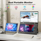 Écran Portable UPERFECT Delta 15.6" – Double Affichage 1080p, IPS, HDR - Socosytech
