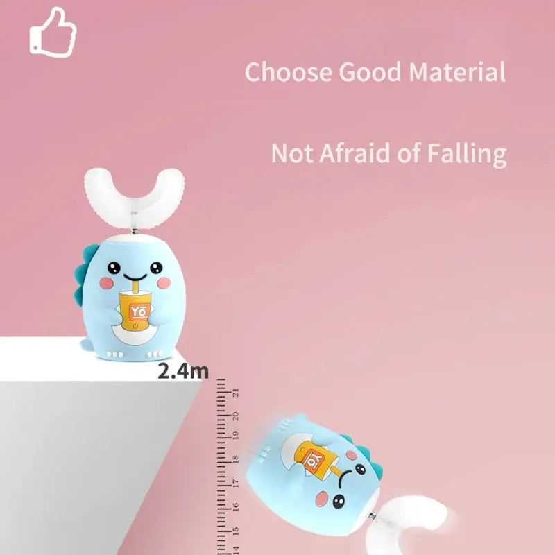 Brosse à Dents Électrique Enfant 360° – Silicone U Sonique & Minuteur Intelligent Socosytech