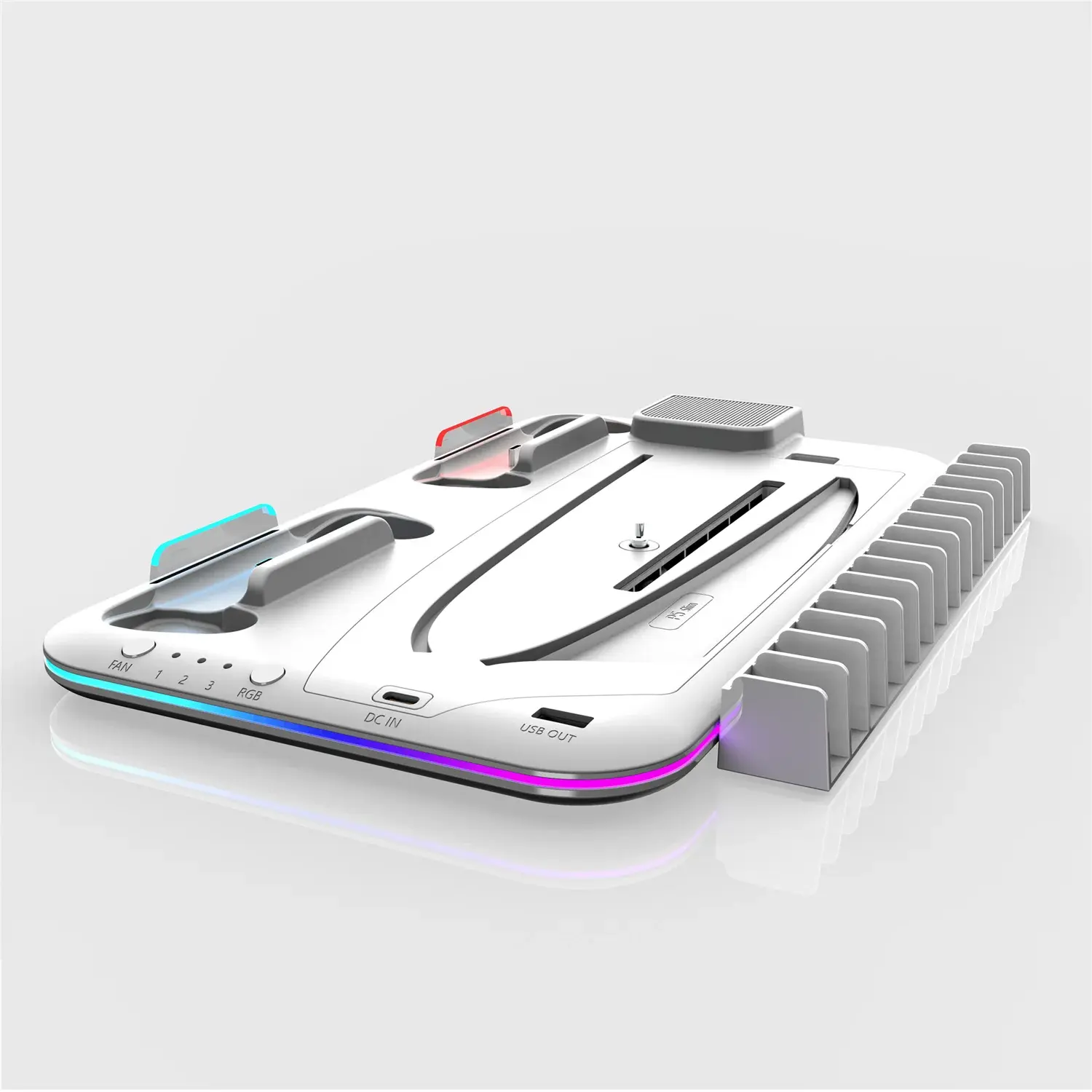 Station de Refroidissement PS5 RGB – Ventilation Turbo & Recharge Manettes Socosytech