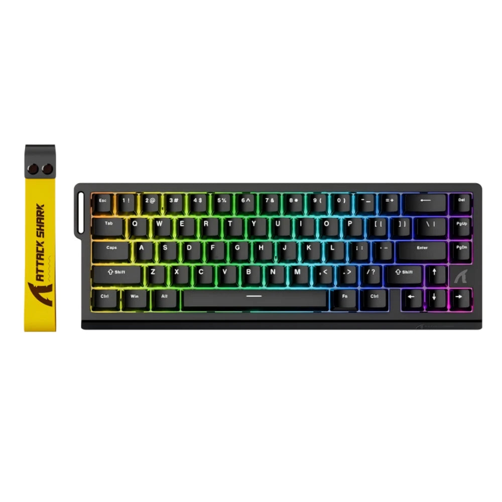 Clavier Gaming 60% – HE Magnetic Axis 8000Hz | 0,01mm Ultra-Rapide – Attack Shark X68