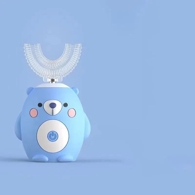 Brosse à Dents Électrique Enfant 360° – Silicone U Sonique & Minuteur Intelligent Socosytech