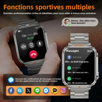 Montre Connectée LIGE P60 – Appels Bluetooth, Batterie 500 mAh, Sport & Santé – Android iOS Socosytech