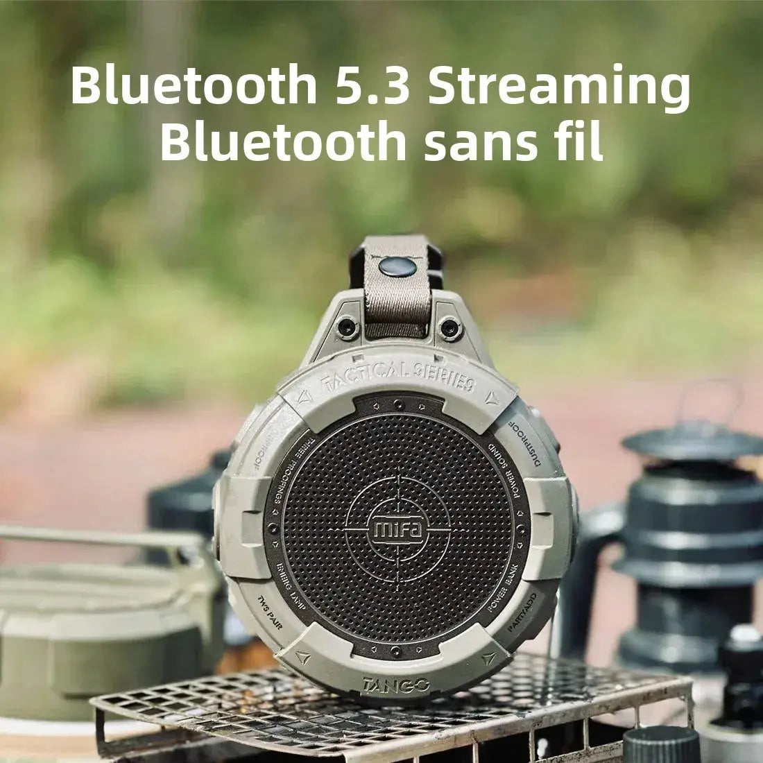 Mifa Tango – Enceinte Bluetooth Outdoor IP67 avec Lampe - Socosytech