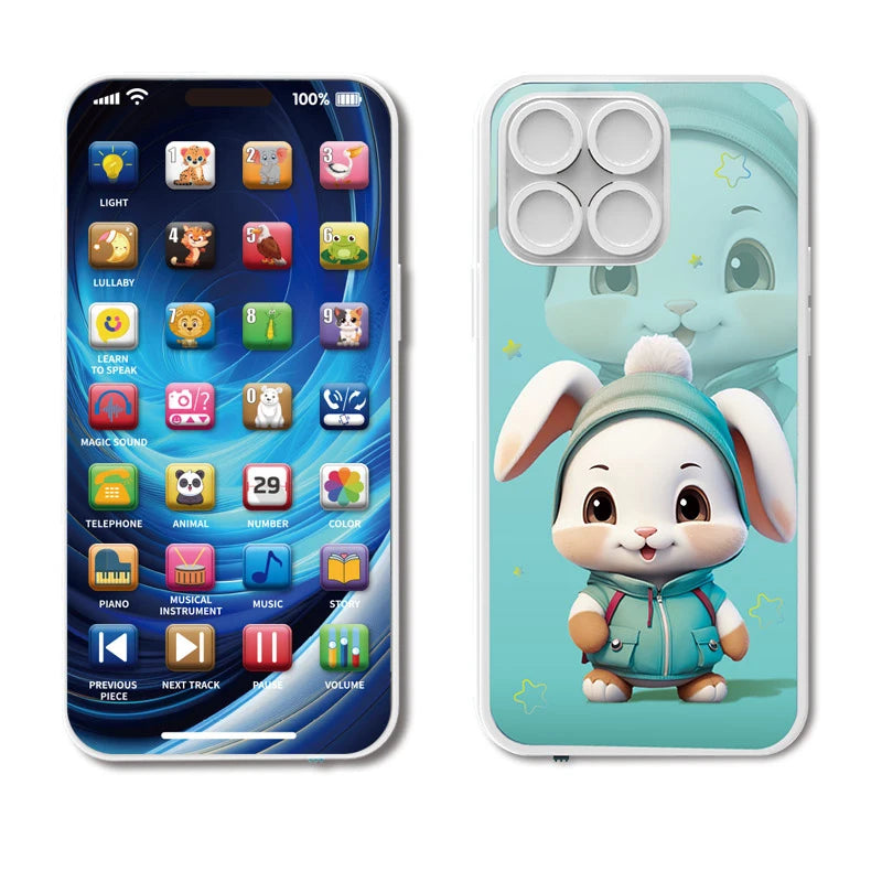 Téléphone Jouet Éducatif Musical – USB Rechargeable