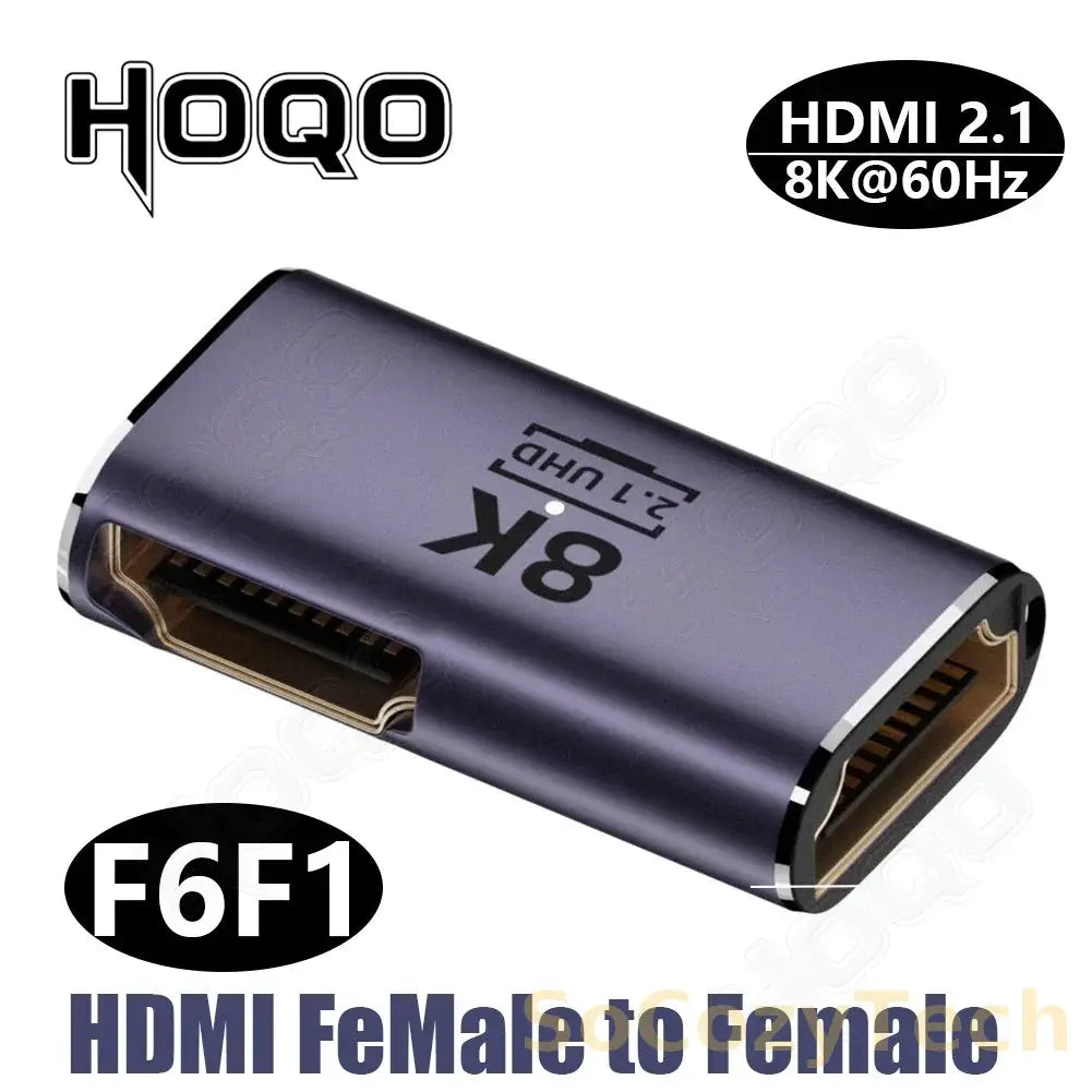 hdmi 90 degree adapter 8k 4k@120Hz 270 degree hdmi angled adapter 360 180 degree mni hdmi to HDMI U shape l type converter Socosytech