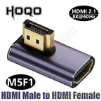 hdmi 90 degree adapter 8k 4k@120Hz 270 degree hdmi angled adapter 360 180 degree mni hdmi to HDMI U shape l type converter Socosytech