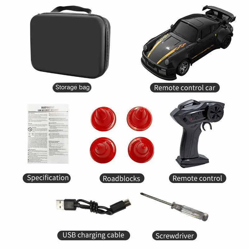 Mini Voiture RC Drift 4WD KF20 – Échelle 1:64 | Socosytech