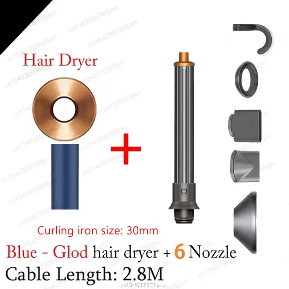 Sèche-Cheveux Professionnel Ions Négatifs 1600W–Multi-Embouts | SenCiciMen Socosytech