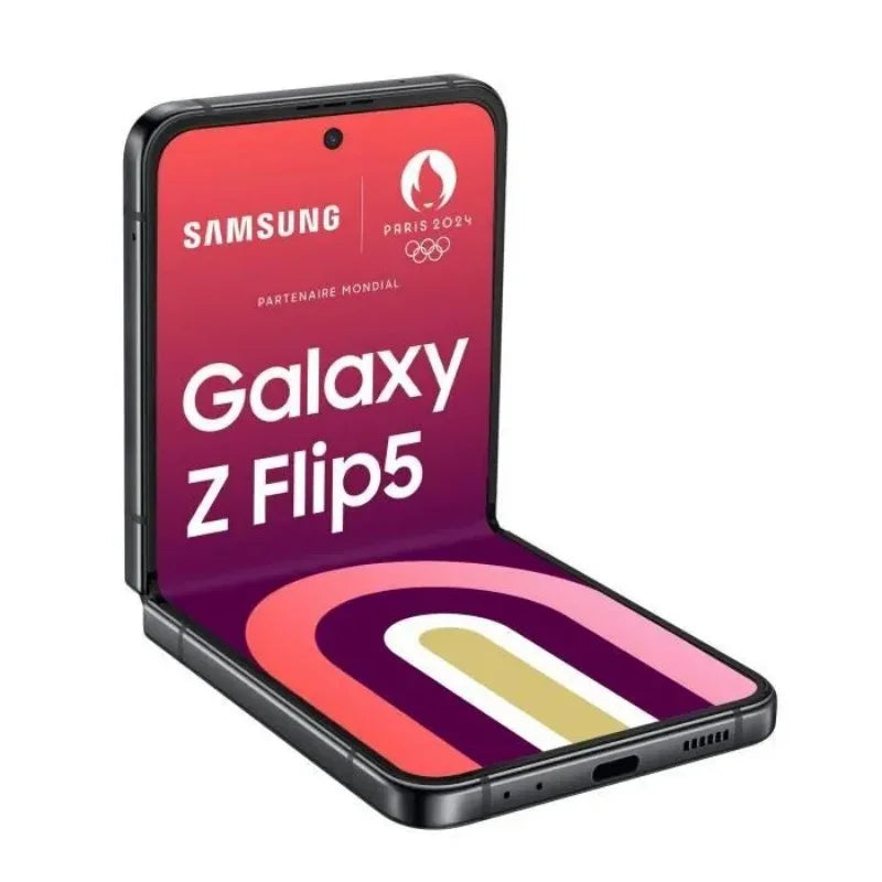 Samsung Galaxy Z Flip 5 Reconditionné excellent/comme neuf – 5G, 8Go RAM, 256Go / 512Go – Écran Pliable AMOLED 120Hz