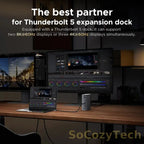 【80Gbps USB4 GEN4】UGREEN USB C to USB C Cable 240W PD 3.1 Fast Charging, Thunderbolt 4 Aluminum Shell Braided for MacBook Socosytech