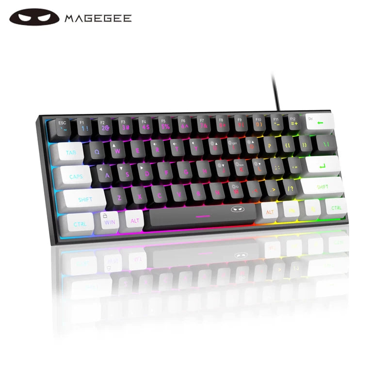 Clavier Gaming 60% RGB – MageGee TS91 (Filaire USB)