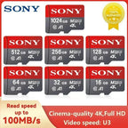 Carte microSD U3 V30 4K 512Go–1To – Sony Socosytech