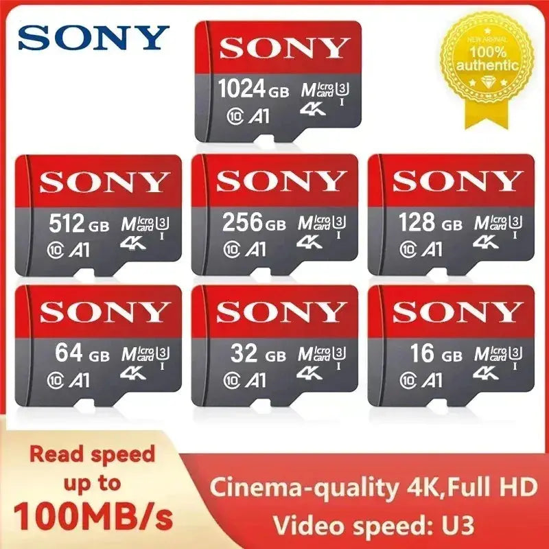Carte microSD U3 V30 4K 512Go–1To – Sony Socosytech