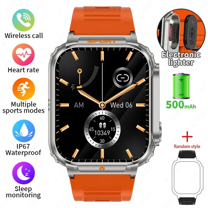 Montre Connectée LIGE P60 – Appels Bluetooth, Batterie 500 mAh, Sport & Santé – Android iOS Socosytech