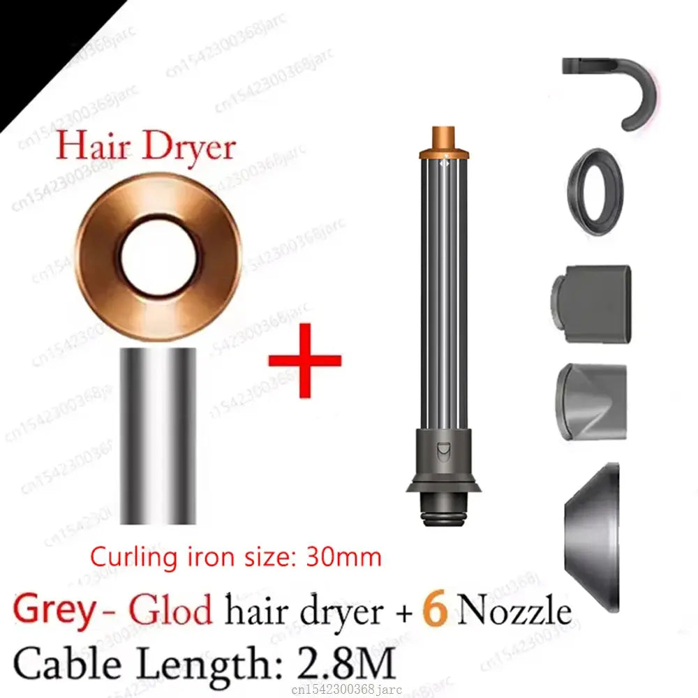 Sèche-Cheveux Professionnel Ions Négatifs 1600W–Multi-Embouts | SenCiciMen Socosytech