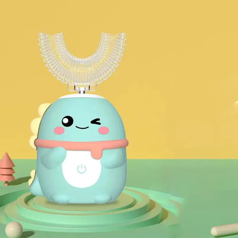 Brosse à Dents Électrique Enfant 360° – Silicone U Sonique & Minuteur Intelligent Socosytech