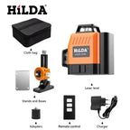 Niveau Laser HILDA 3D/4D – 12/16 Lignes Vertes 360° Auto-Nivelant - Socosytech