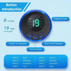 Tapis de massage électrique pour pieds – 8 modes & 19 niveaux – Relaxation & circulation Socosytech