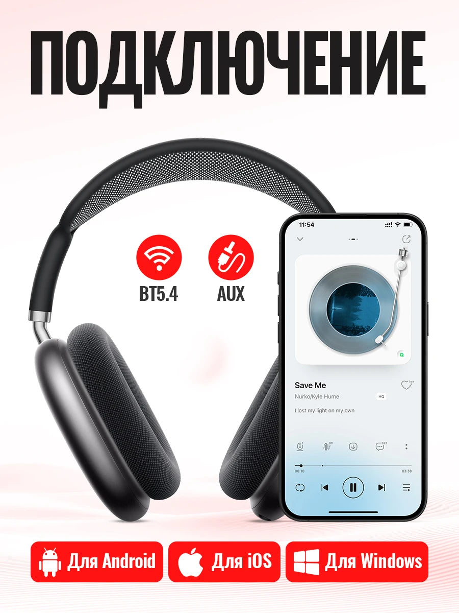 Casque Bluetooth ANC HOCO W65 Plus – Autonomie 45 h, Réduction de Bruit Active, USB-C