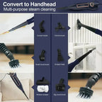 Balai Vapeur Rotatif 1300W 10-en-1–Nettoyage Sols & Tapis–INSE VM6 Socosytech