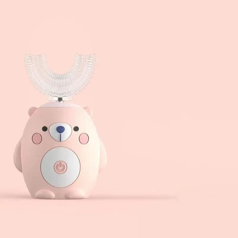 Brosse à Dents Électrique Enfant 360° – Silicone U Sonique & Minuteur Intelligent Socosytech