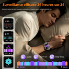 Montre Connectée LIGE P60 – Appels Bluetooth, Batterie 500 mAh, Sport & Santé – Android iOS Socosytech